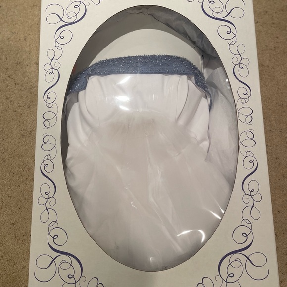 David’s Bridal Periwinkle h9274 Wedding Dress Bundle - Picture 4 of 5